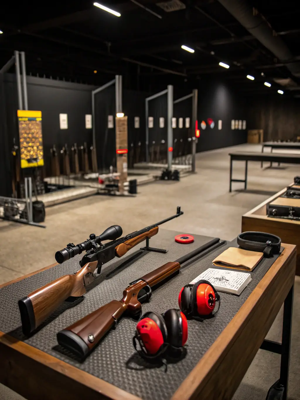 A high-quality photo of the BALL TRAP CLUB DIJONNAIS's shooting range, showcasing its well-maintained facilities and safety measures.